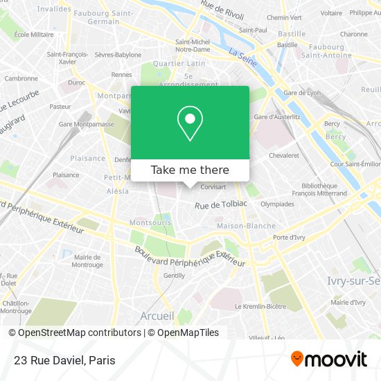 23 Rue Daviel map