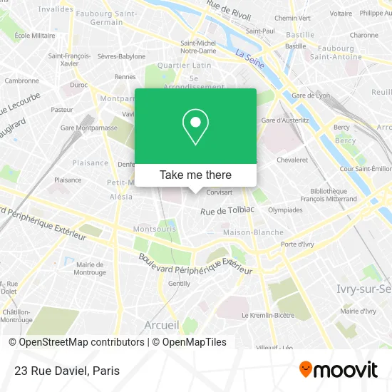 23 Rue Daviel map