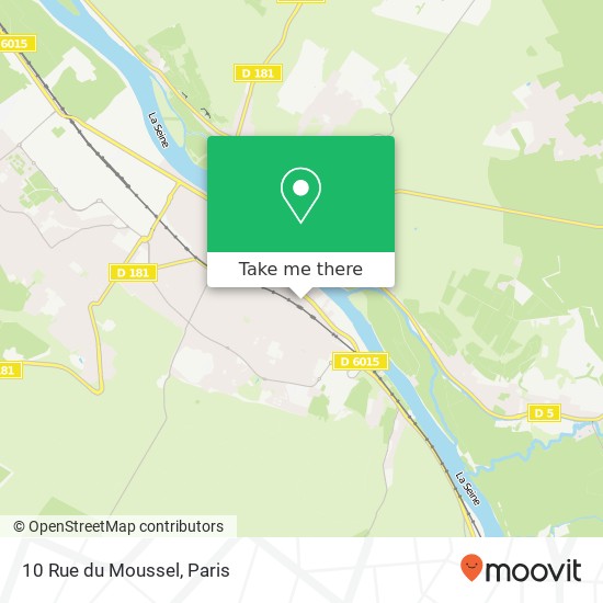 Mapa 10 Rue du Moussel