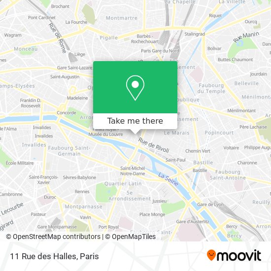 11 Rue des Halles map