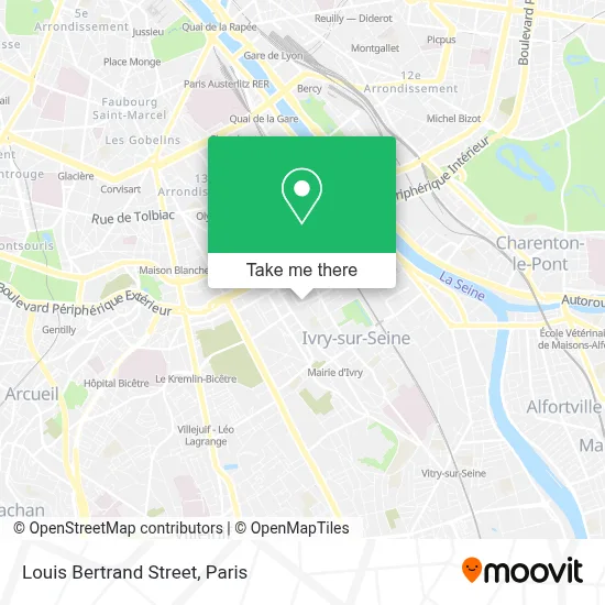 Rue Louis Bertrand map