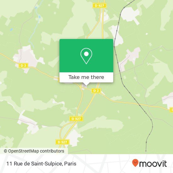 Mapa 11 Rue de Saint-Sulpice