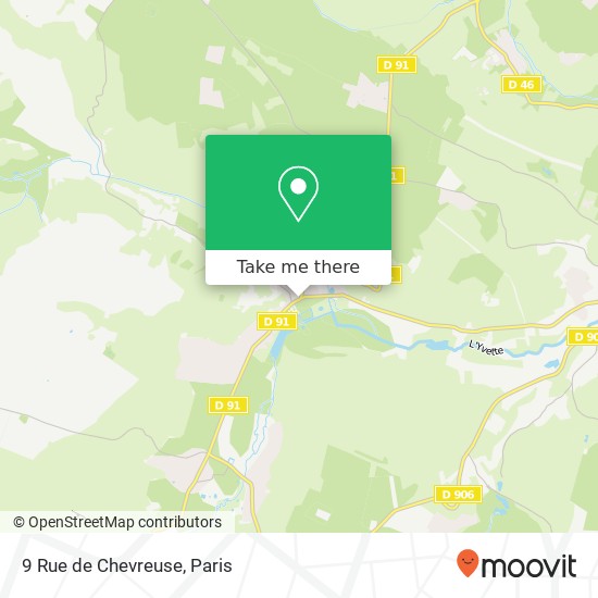 9 Rue de Chevreuse map