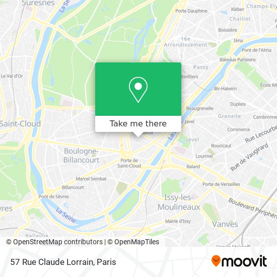 57 Rue Claude Lorrain map