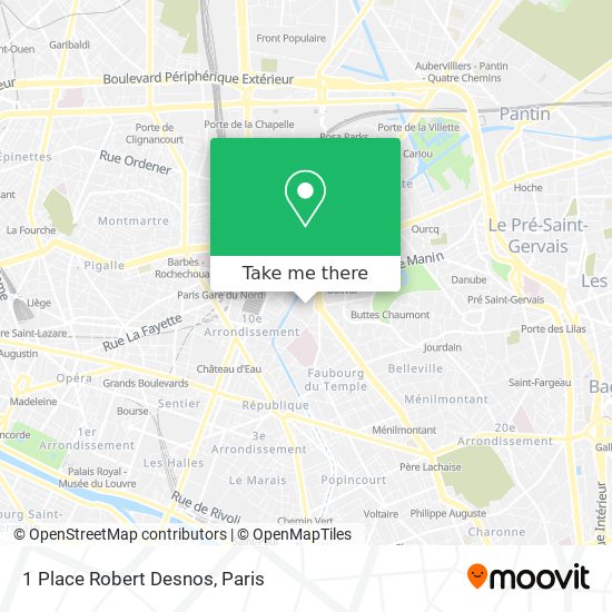 1 Place Robert Desnos map