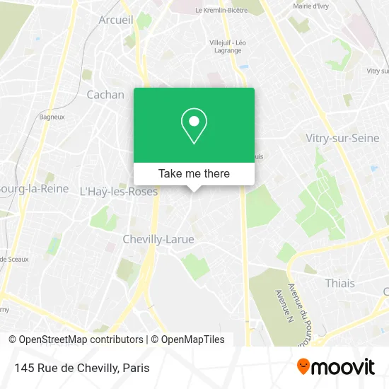 145 Rue de Chevilly map