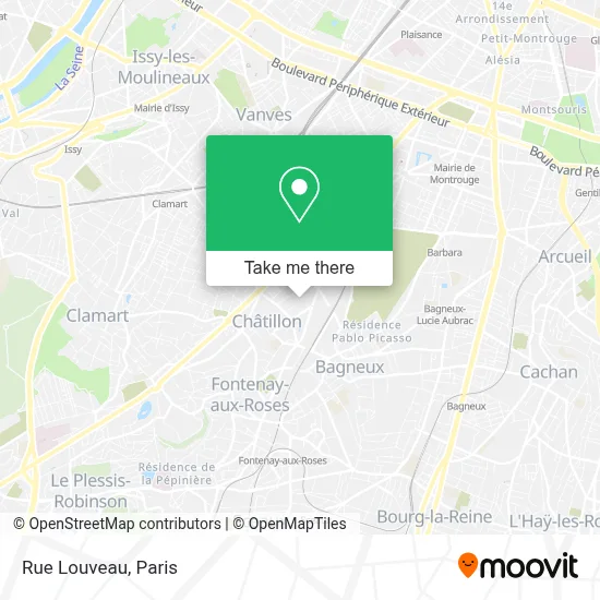 Rue Louveau map