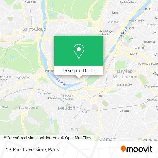 13 Rue Traversière map