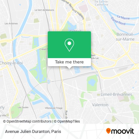 Avenue Julien Duranton map