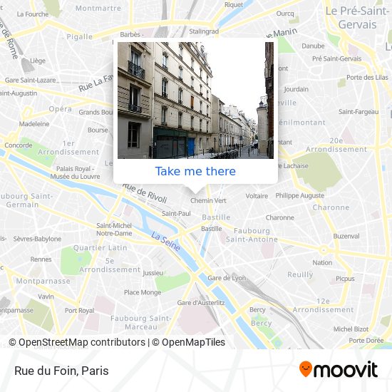 Rue du Foin map