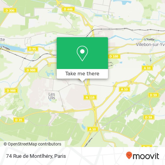 74 Rue de Montlhéry map
