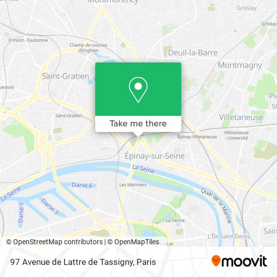 97 Avenue de Lattre de Tassigny map