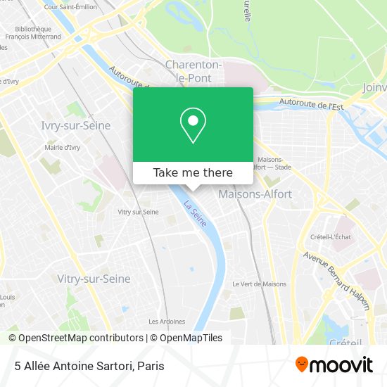 5 Allée Antoine Sartori map