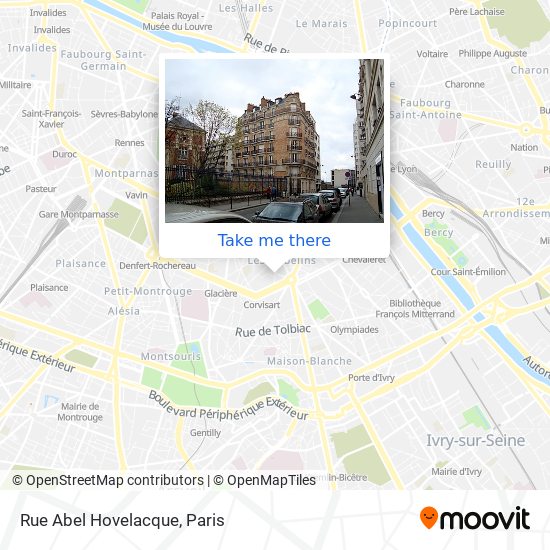 Mapa Rue Abel Hovelacque