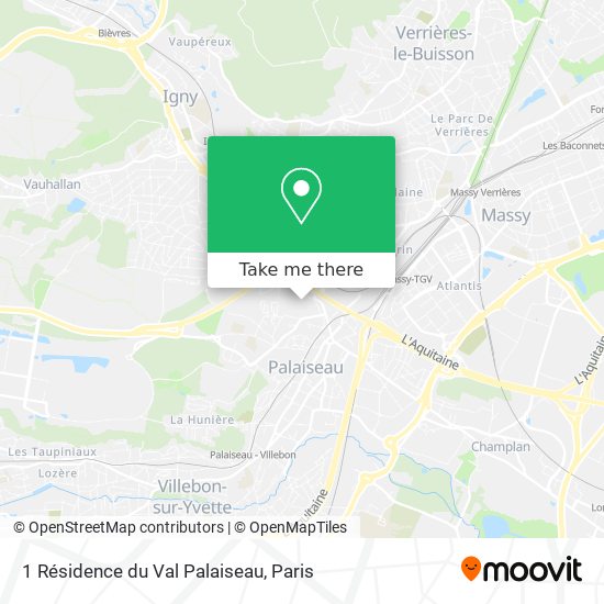 1 Résidence du Val Palaiseau map