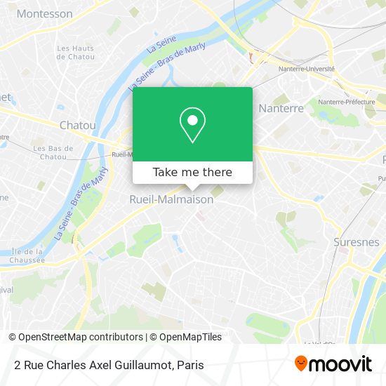Mapa 2 Rue Charles Axel Guillaumot