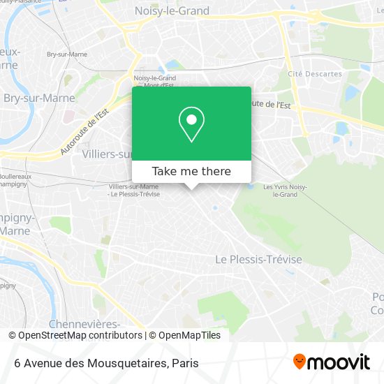 6 Avenue des Mousquetaires map