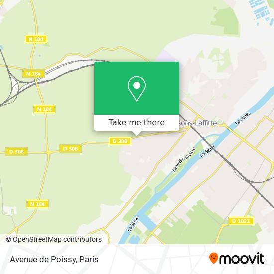 Avenue de Poissy map
