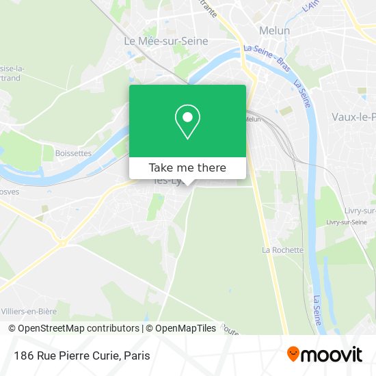 Mapa 186 Rue Pierre Curie
