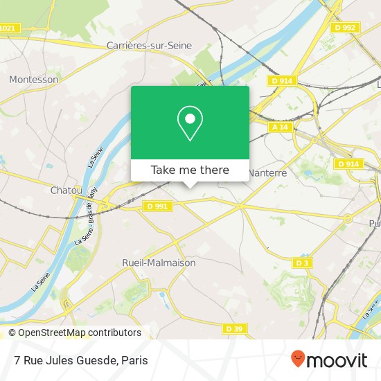 7 Rue Jules Guesde map