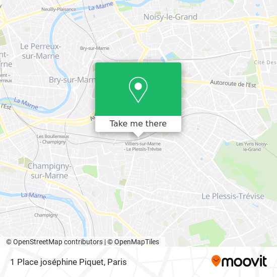 1 Place joséphine Piquet map