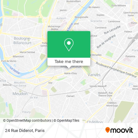 Mapa 24 Rue Diderot
