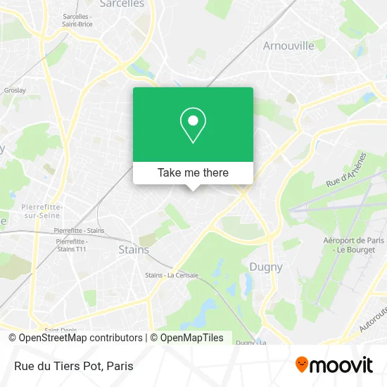 Rue du Tiers Pot map