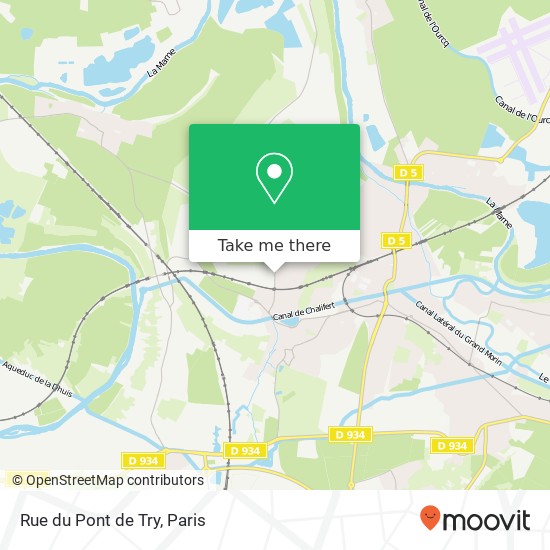 Rue du Pont de Try map