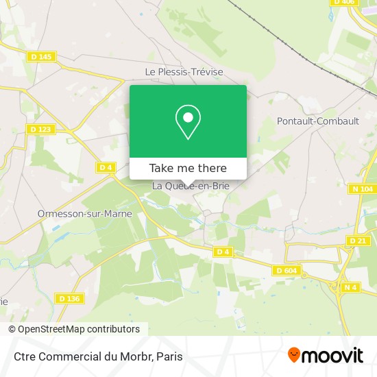 Ctre Commercial du Morbr map