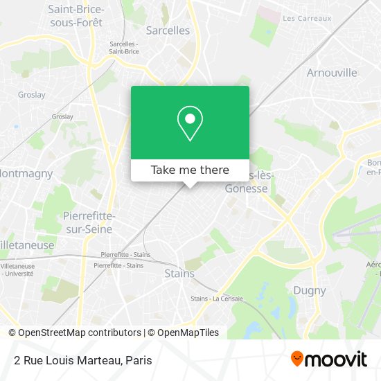 Mapa 2 Rue Louis Marteau