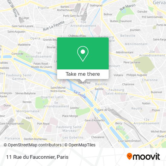 11 Rue du Fauconnier map