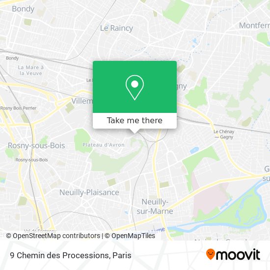 9 Chemin des Processions map