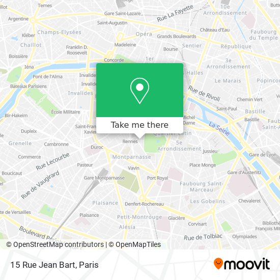 15 Rue Jean Bart map