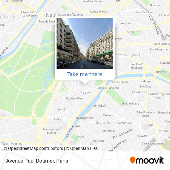 Avenue Paul Doumer map