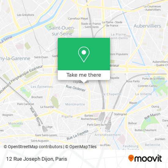 12 Rue Joseph Dijon map