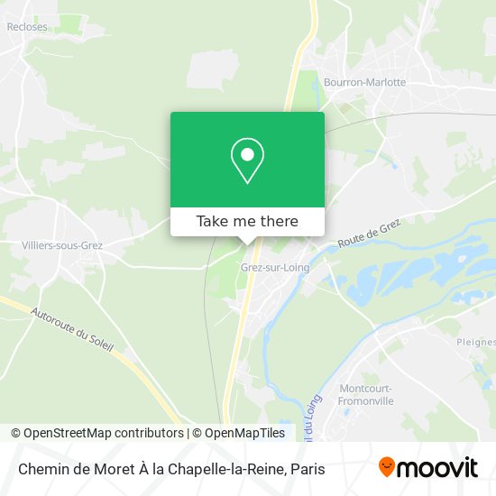 Chemin de Moret À la Chapelle-la-Reine map