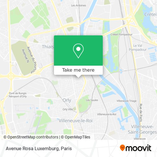 Avenue Rosa Luxemburg map