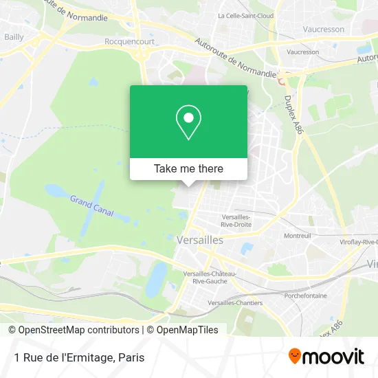 1 Rue de l'Ermitage map