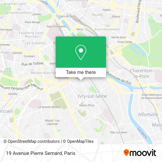 19 Avenue Pierre Semard map