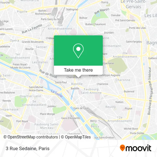 3 Rue Sedaine map