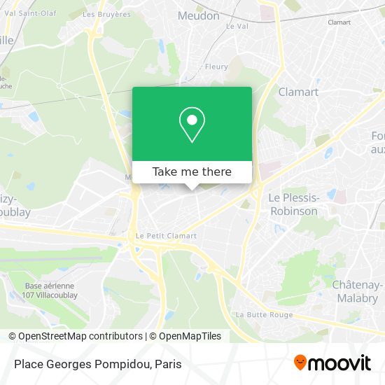 Mapa Place Georges Pompidou