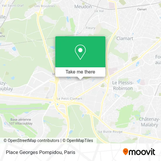 Place Georges Pompidou map