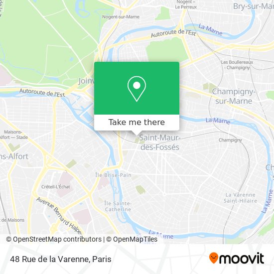 Mapa 48 Rue de la Varenne