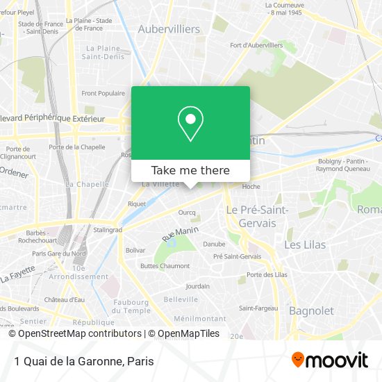 1 Quai de la Garonne map