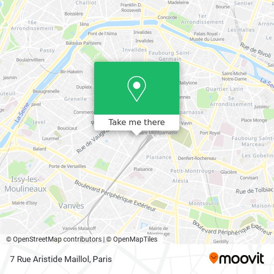 7 Rue Aristide Maillol map