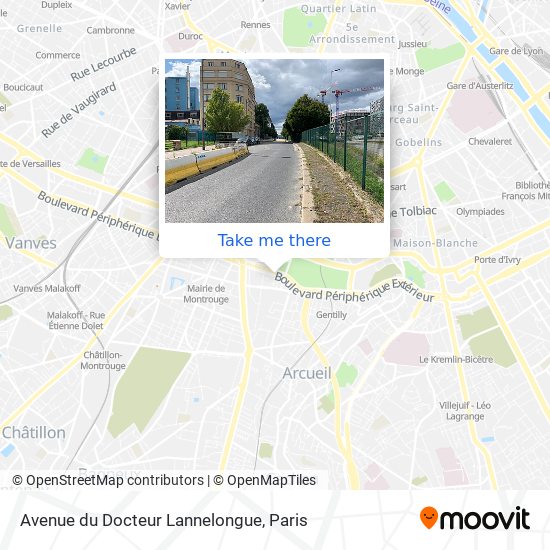 Avenue du Docteur Lannelongue map