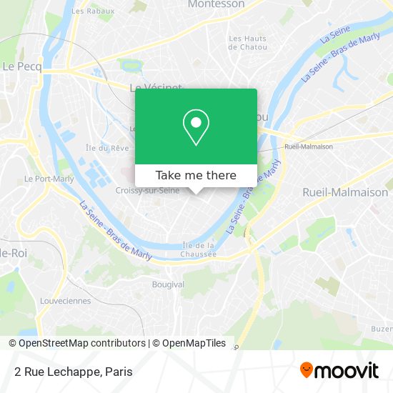 Mapa 2 Rue Lechappe