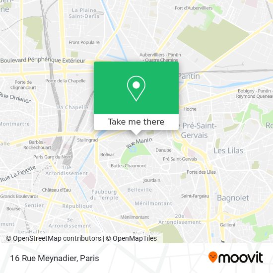 16 Rue Meynadier map