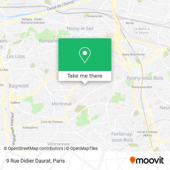 Mapa 9 Rue Didier Daurat