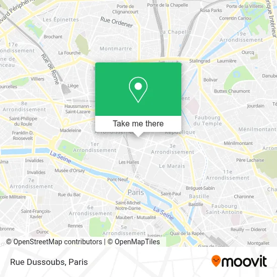 Rue Dussoubs map